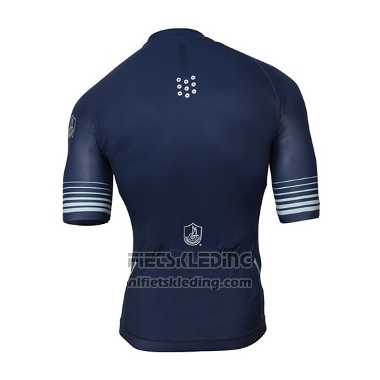 2018 Fietskleding Campagnolo Platino Donker Blauw Korte Mouwen en Koersbroek
